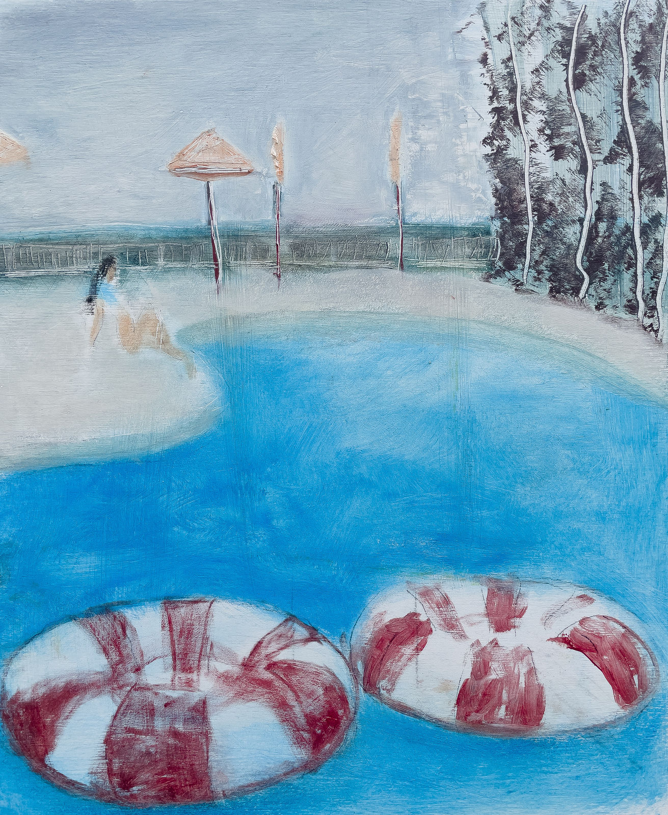 Megan Magill, Life raft par deux, 2023