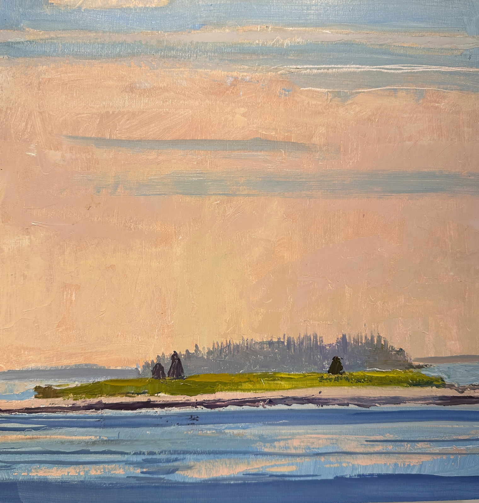 Louise Bourne, Warm Morning, Fling and Link, 2023