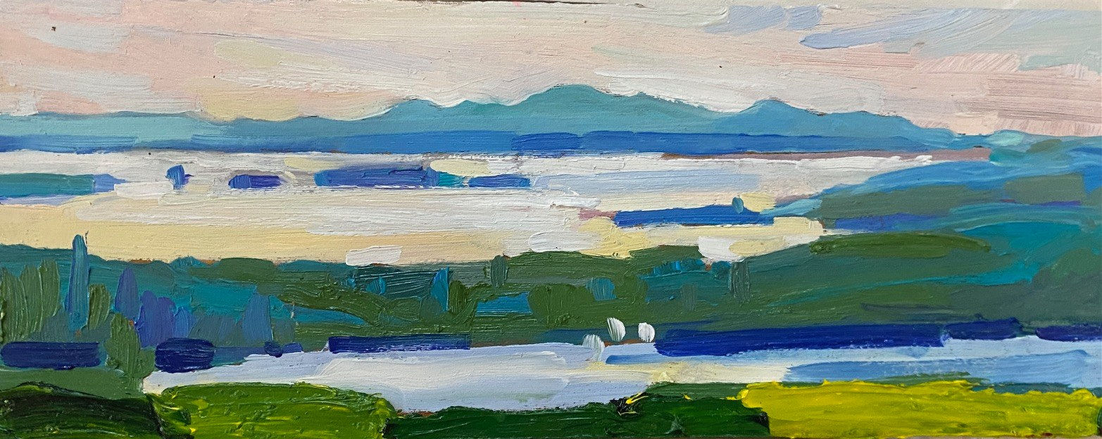 Chrissy Nickerson, Caterpillar Hill, Plein Air, 2024