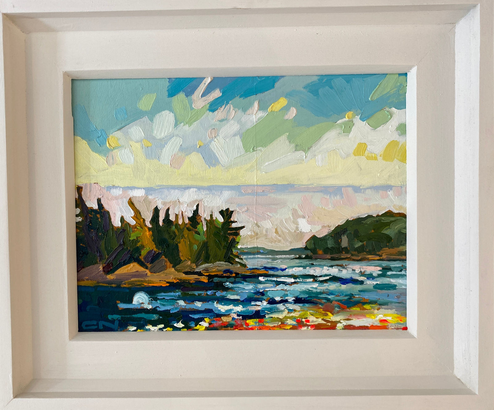 Chrissy Nickerson, Tom Cod Cove From Private Mooring at Holbrook Dock, 2023