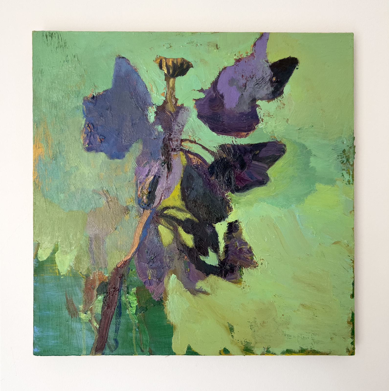 Jeane Cohen, Lupines on a Rainy Day, 2024