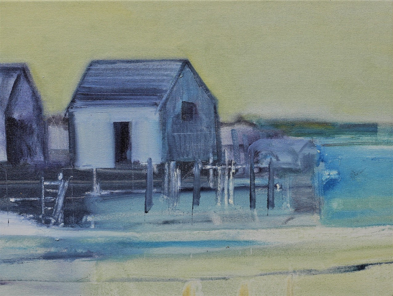 Christina Thwaites, Busy Little Dock, 2022