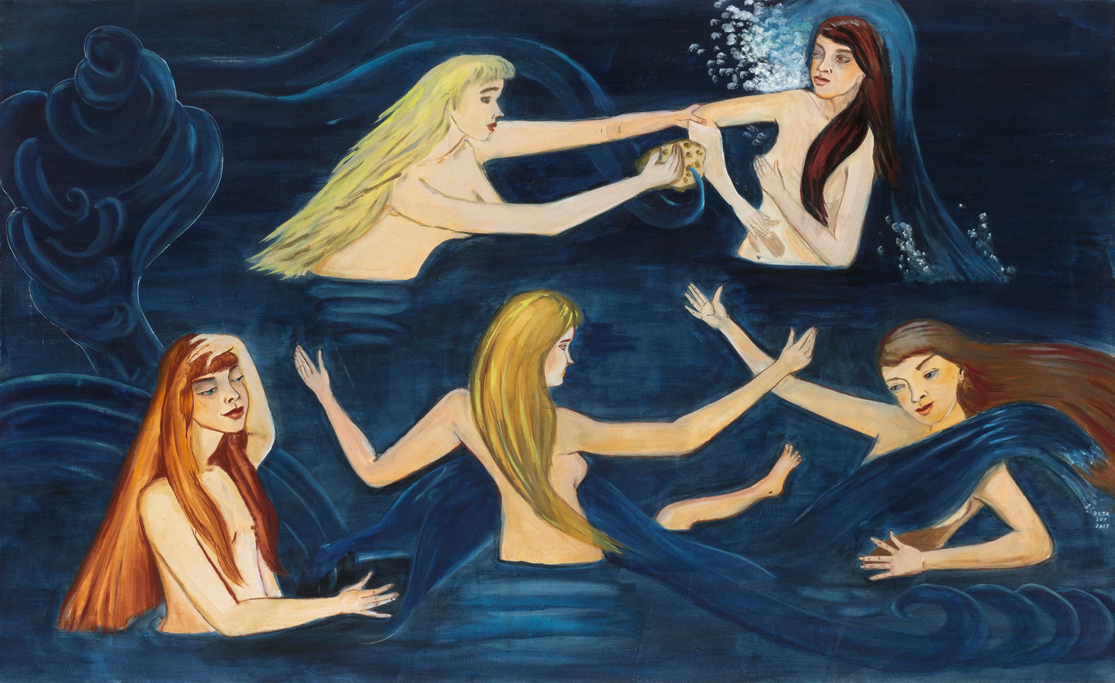 Rosa Loy, Rein, 2017