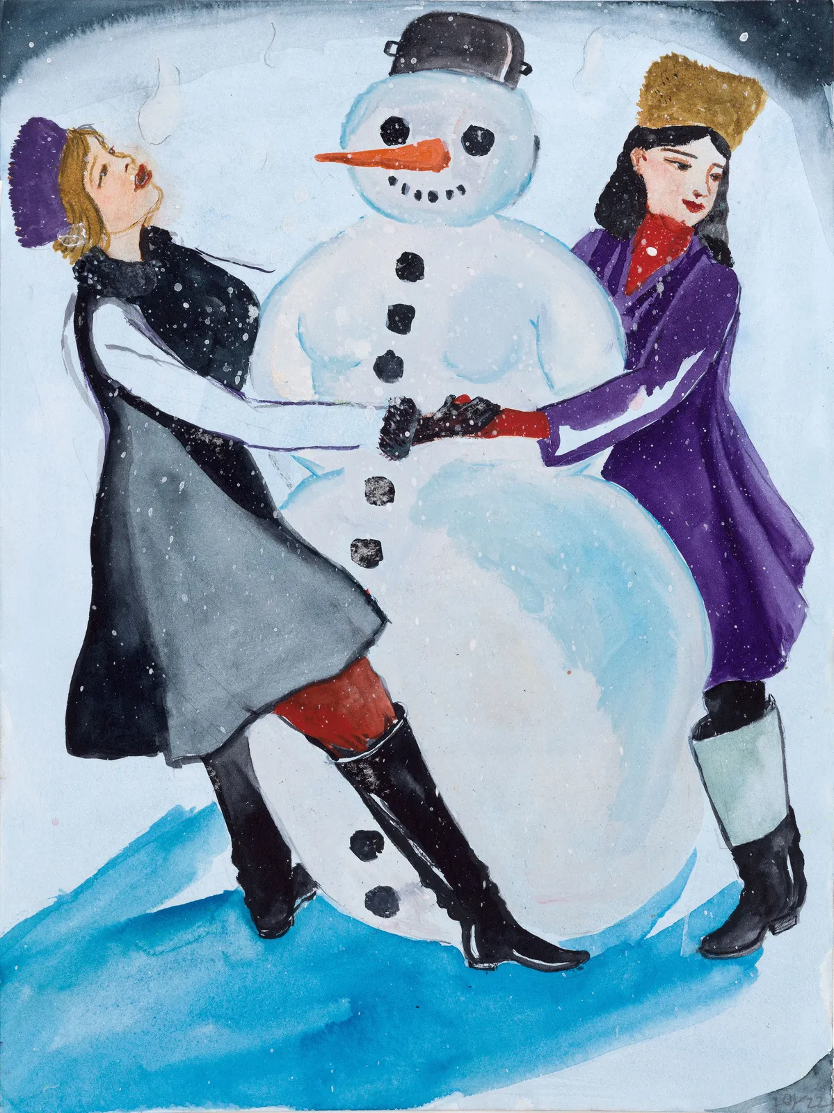 Rosa Loy, Umarmung, 2022