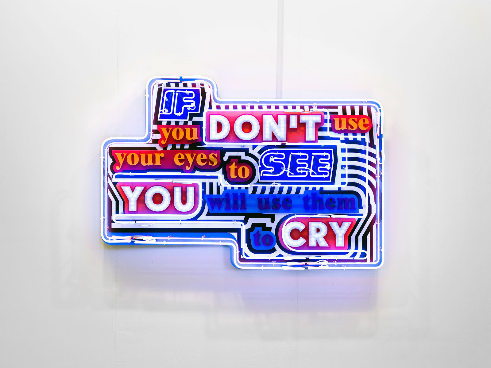 Tobias Rehberger, If You Don't Use Your Eyes to See, You Will Use Them to Cry, 2019