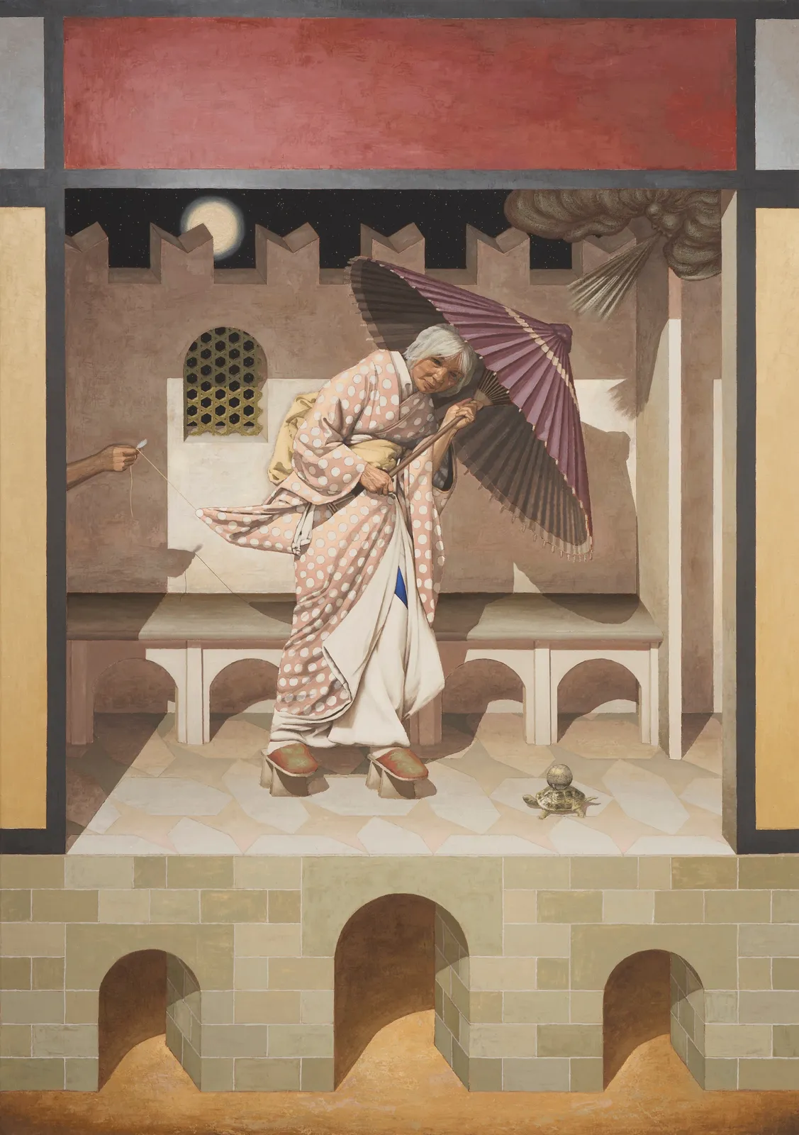 Christian Hidaka, Woman with Umbrella, 2022