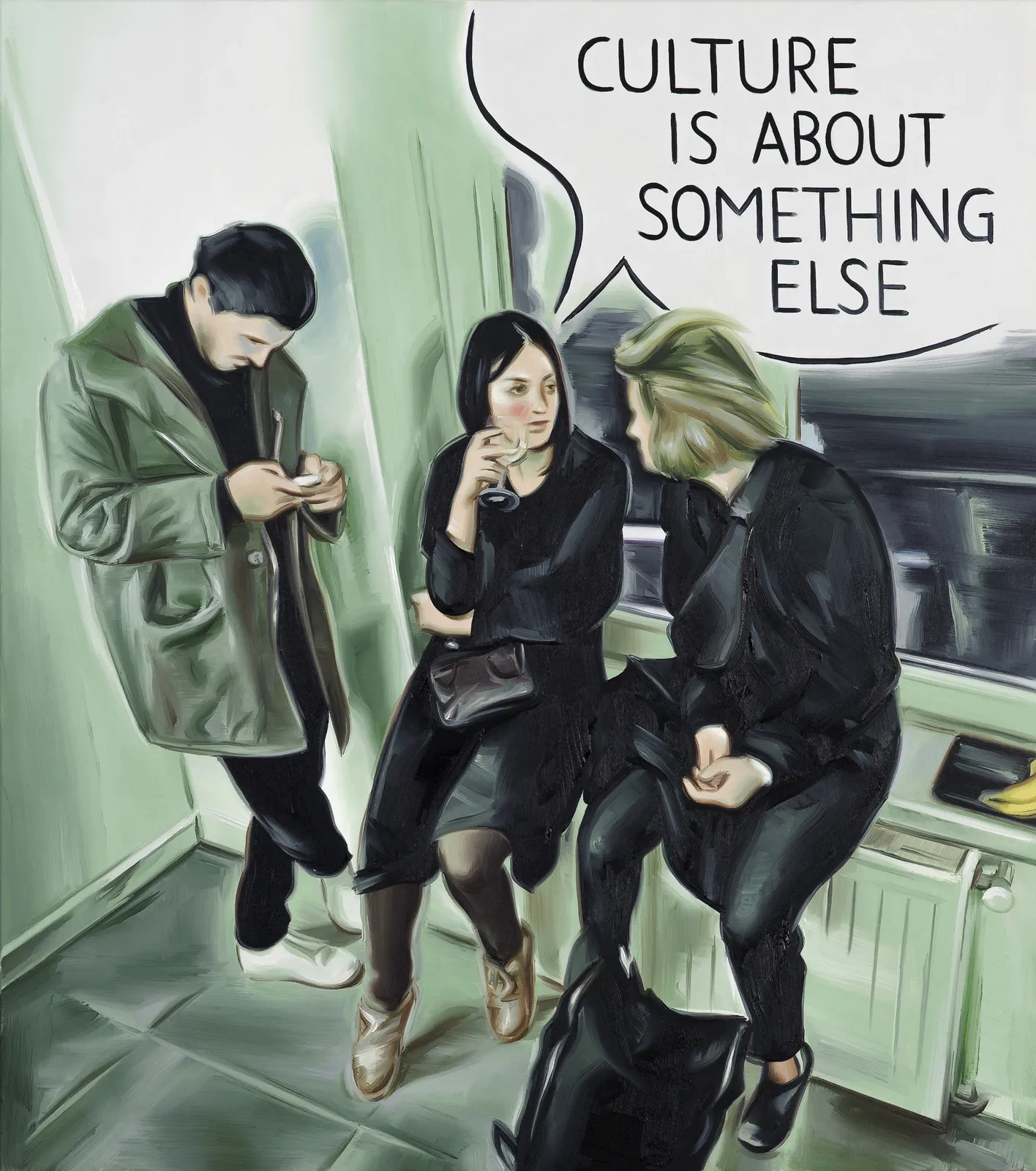 Marcin Maciejowski, Culture is about something else, 2018