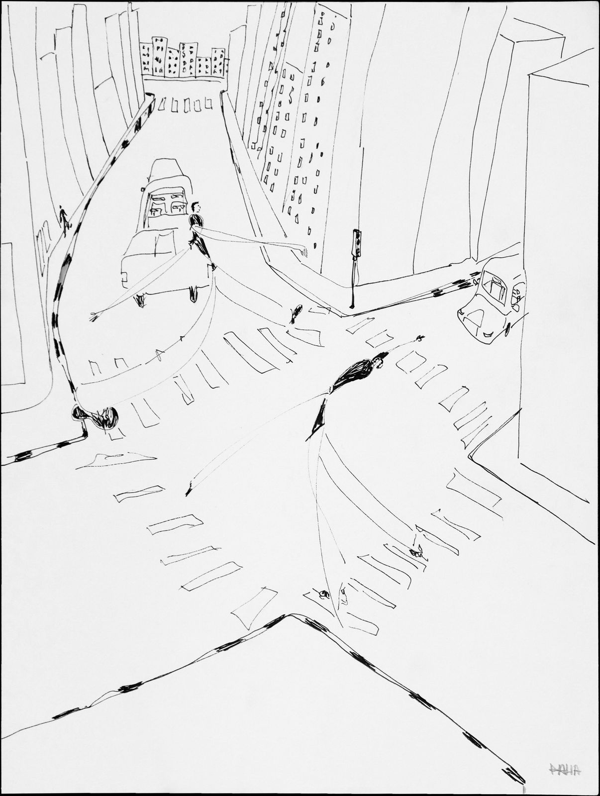 Dalia Sadeq, Brooklyn Pedestrians, 2021