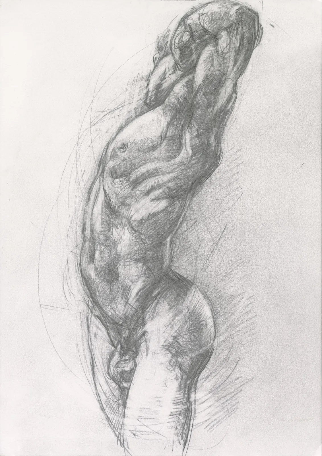 Carol Peace, Royal Academy sketch of The Sluggard by Leighton PRA, 2025