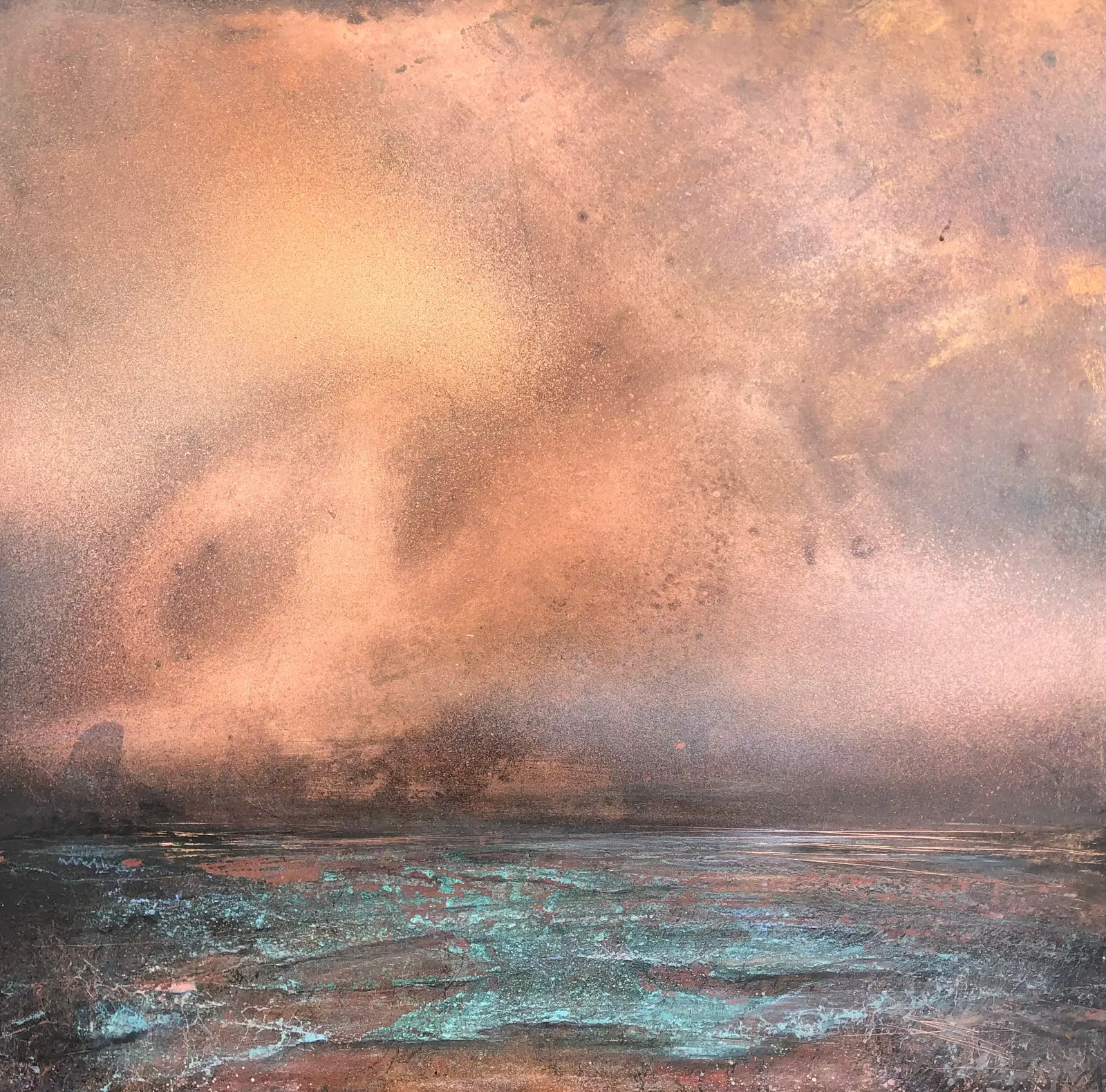 Julie Oldfield, Apricot Azure, 2023