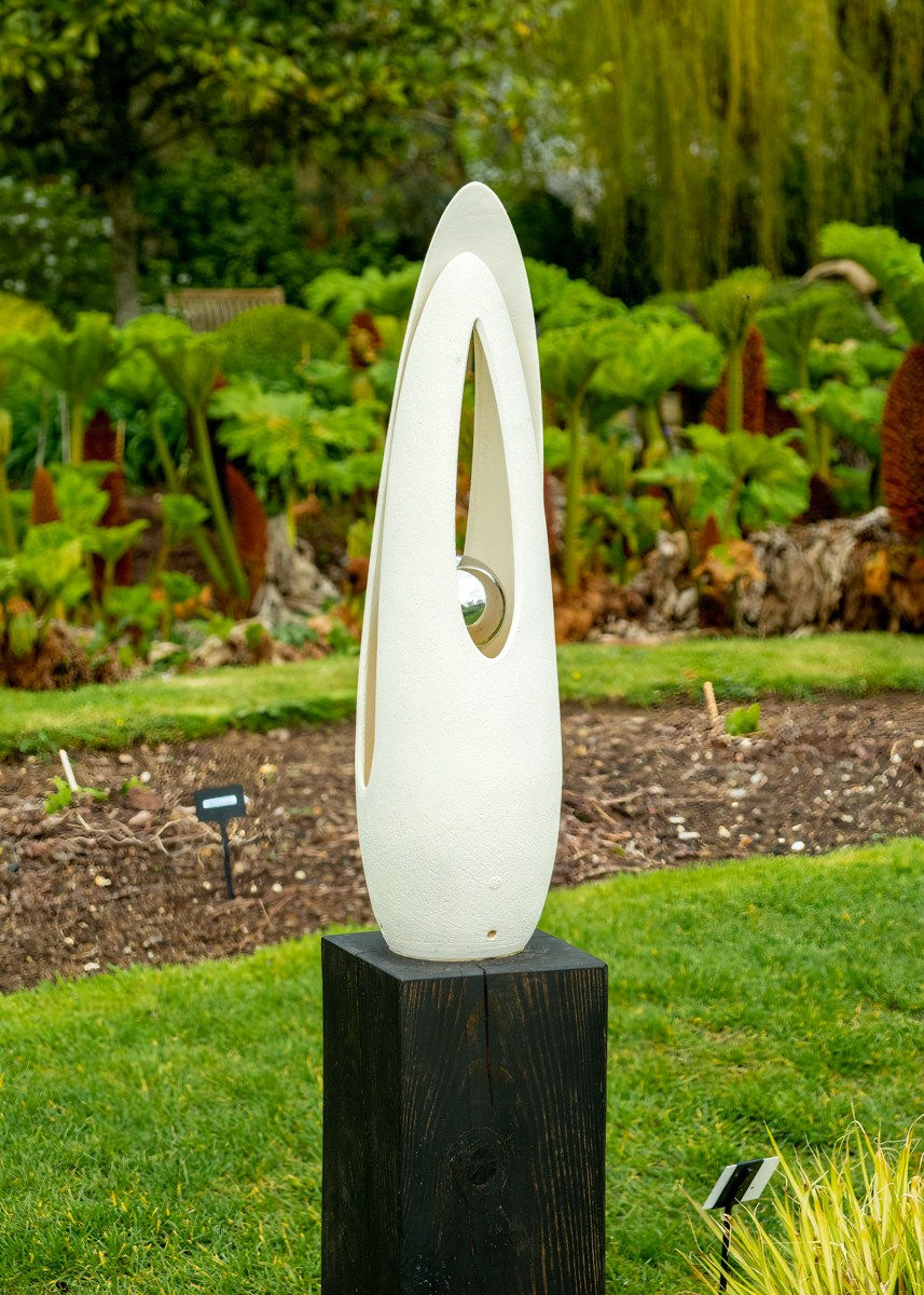 Adrian Bates, Time & Reflection 60 white & silver