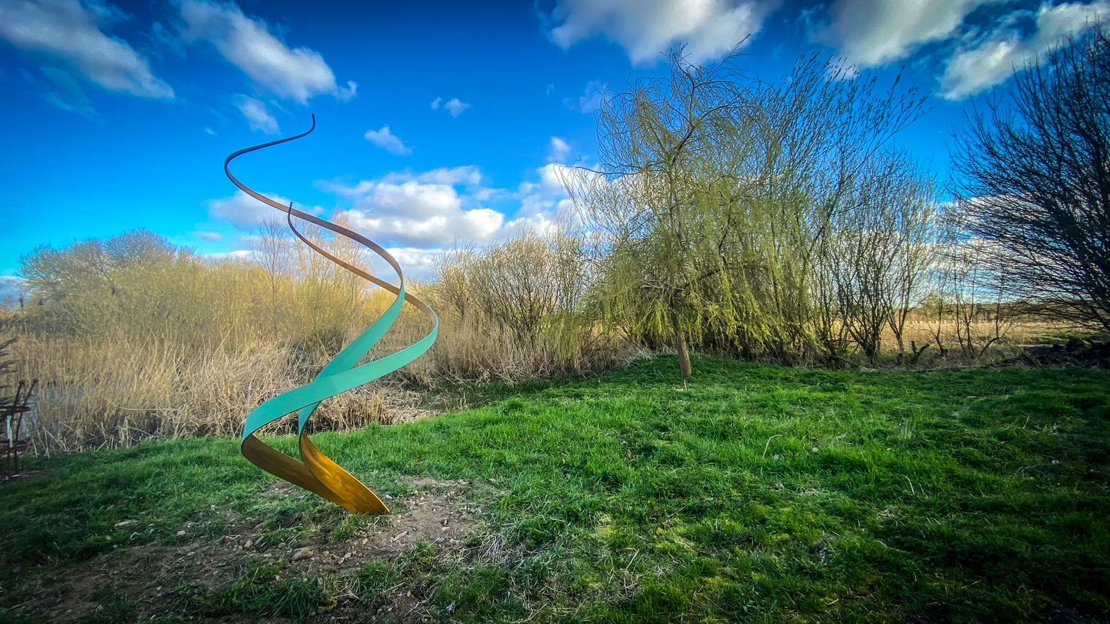 Charles Elliott, Verdigris and Gold Spiral