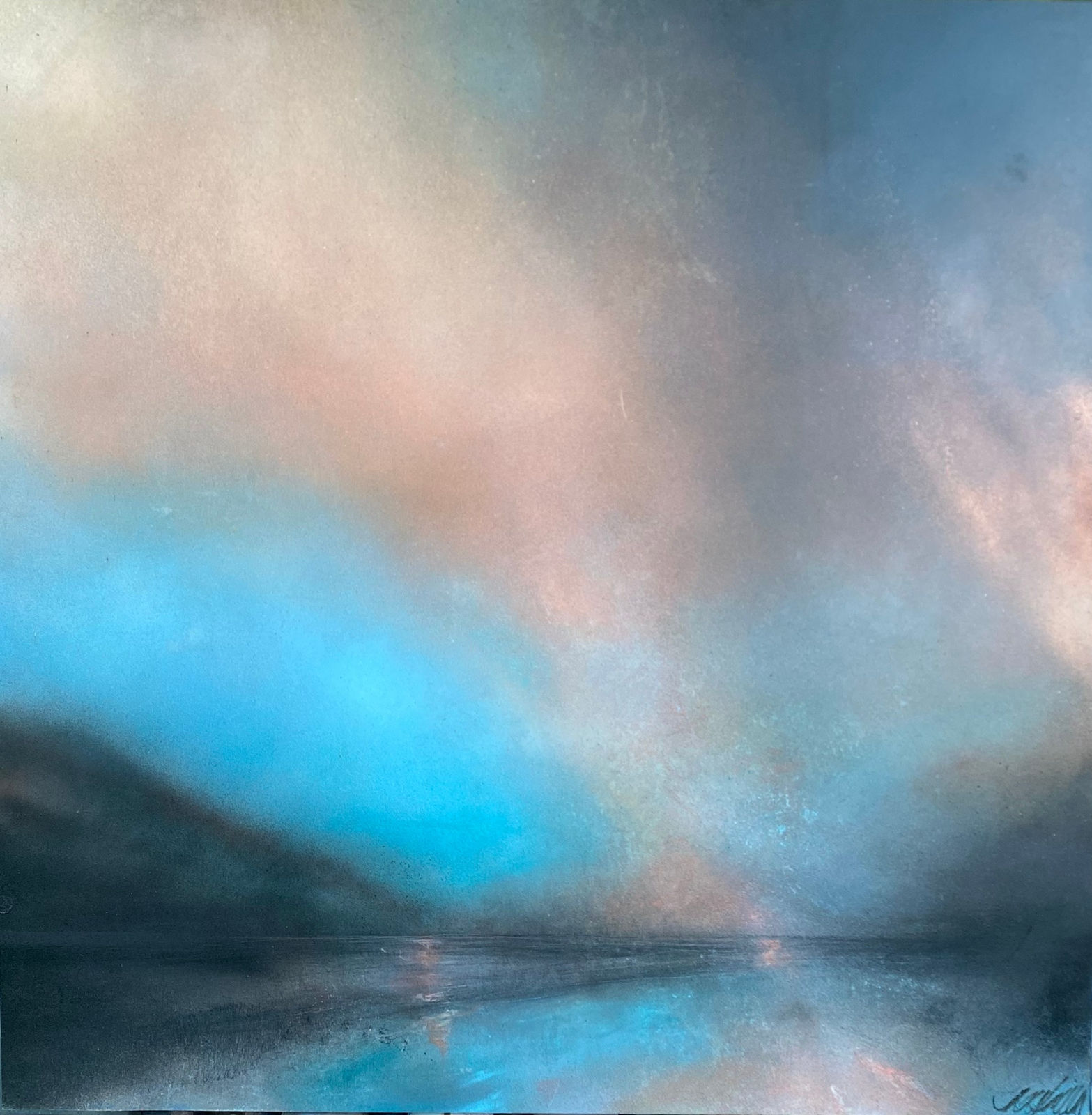 Julie Oldfield, Into the Blue, 2025