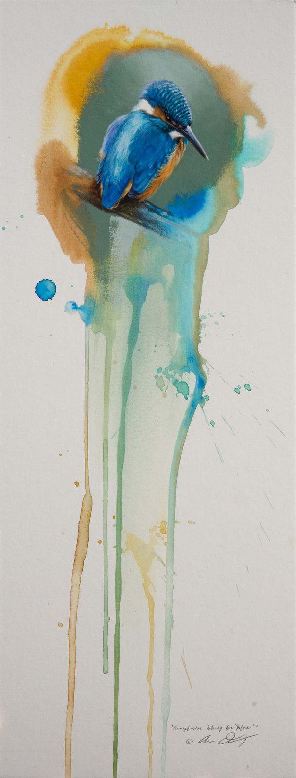 Andrew Denman, Kingfisher Study for 'Before'