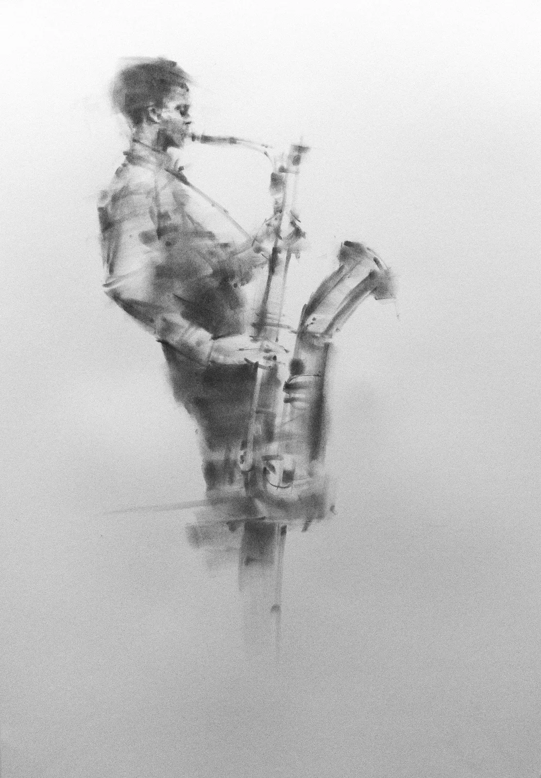 Tianyin Wang, The Saxophonist 02, 2022