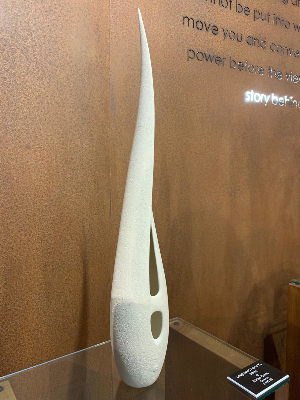 Adrian Bates, Coagulated Flame XL white