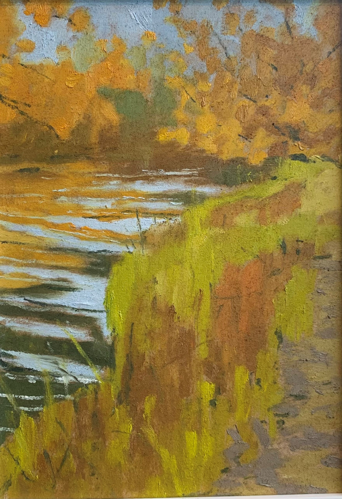 Stephen Bithell, Autumn's Turn, North Lake, Pallington Lakes