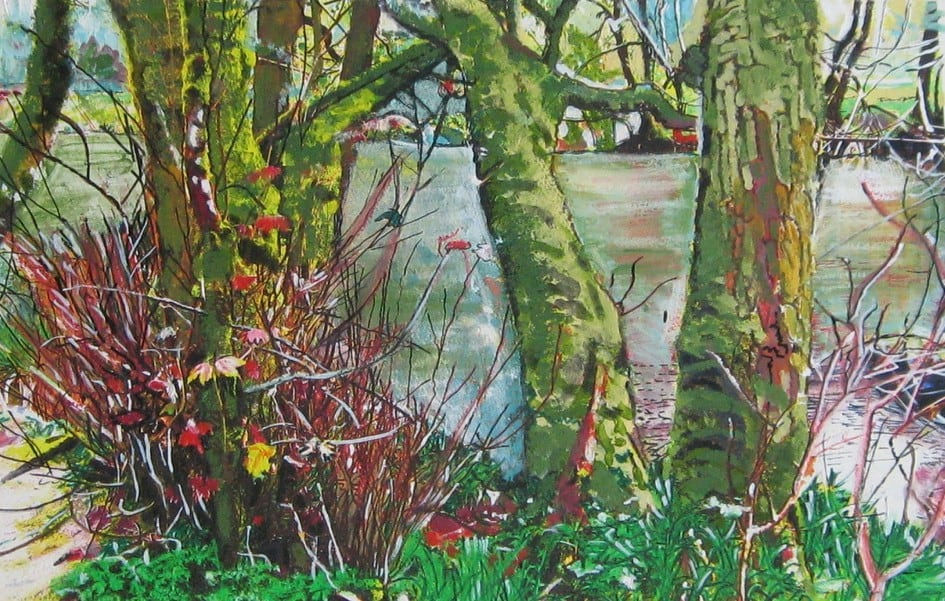 Philippa Beale, At the Water's Edge, The Burrator, Dartmoor, 2020