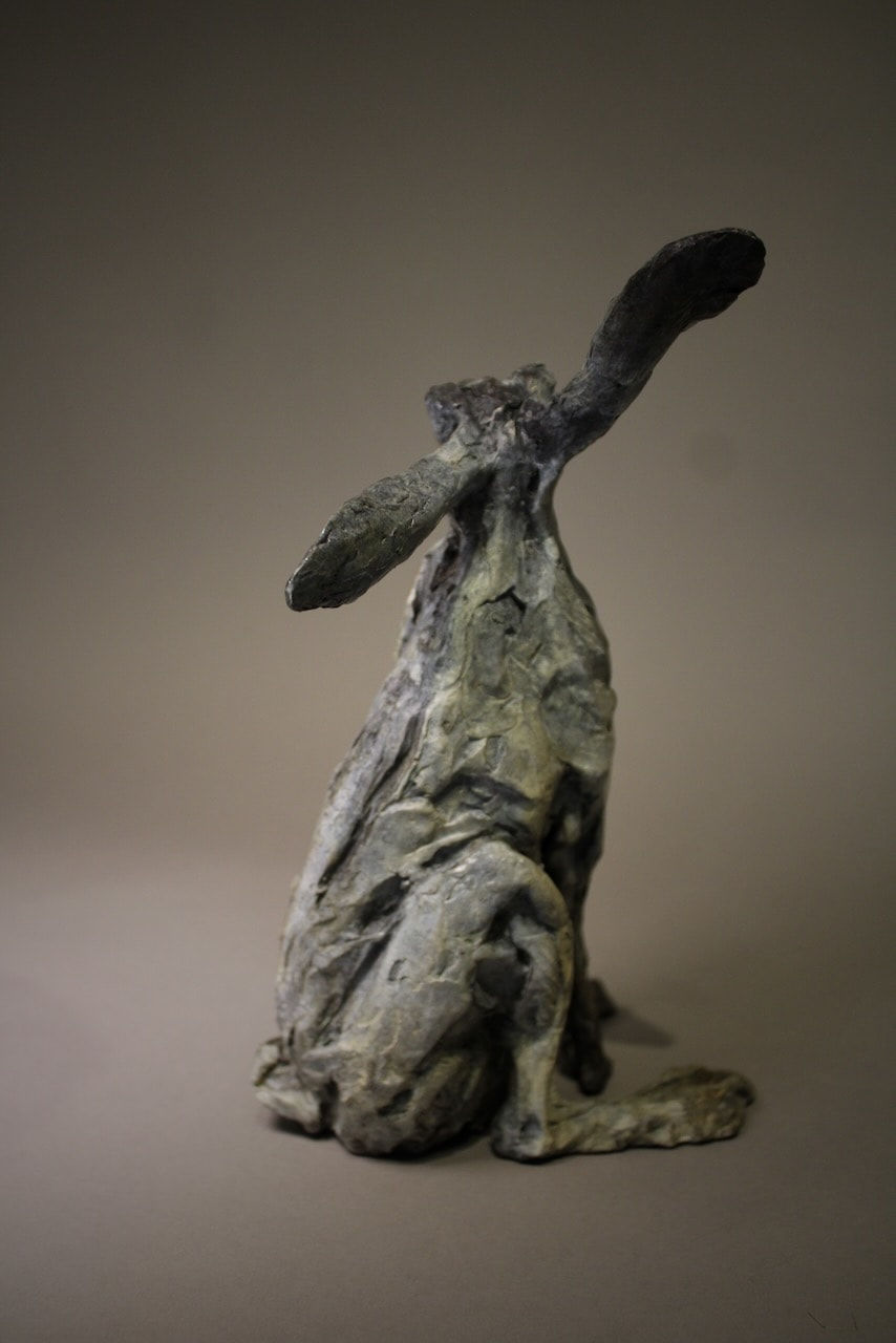 Jane Shaw, Moonlight Gaze, Sitting Mountain Hare