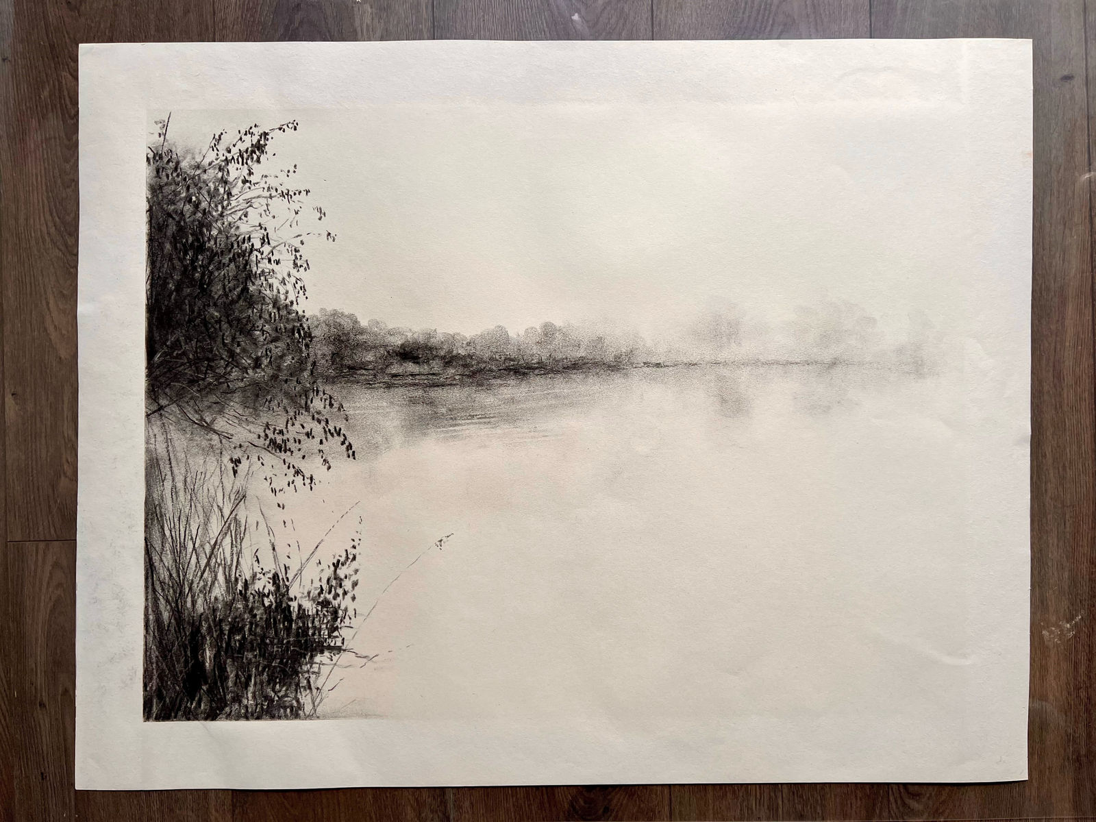 Stephen Bithell, Alder on North Lake, 2023