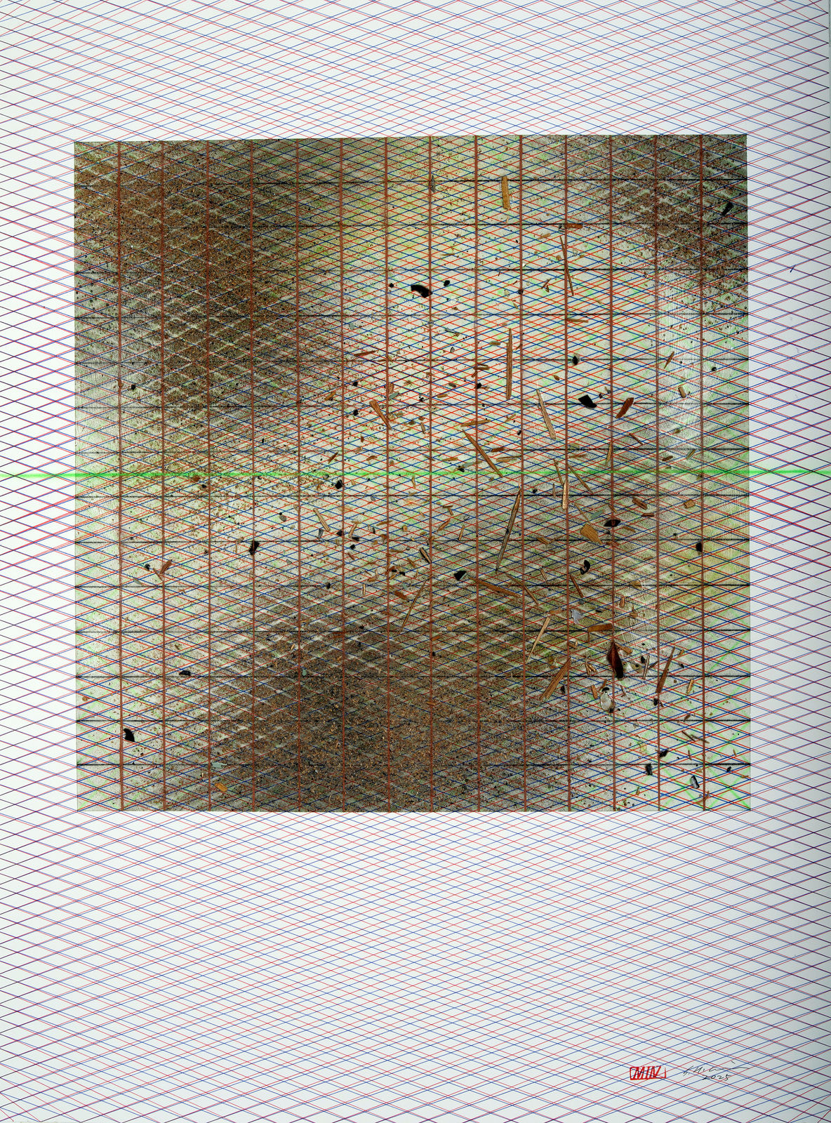 Sunghong Min, Exercise for Drawing_Fleck 8, 2025