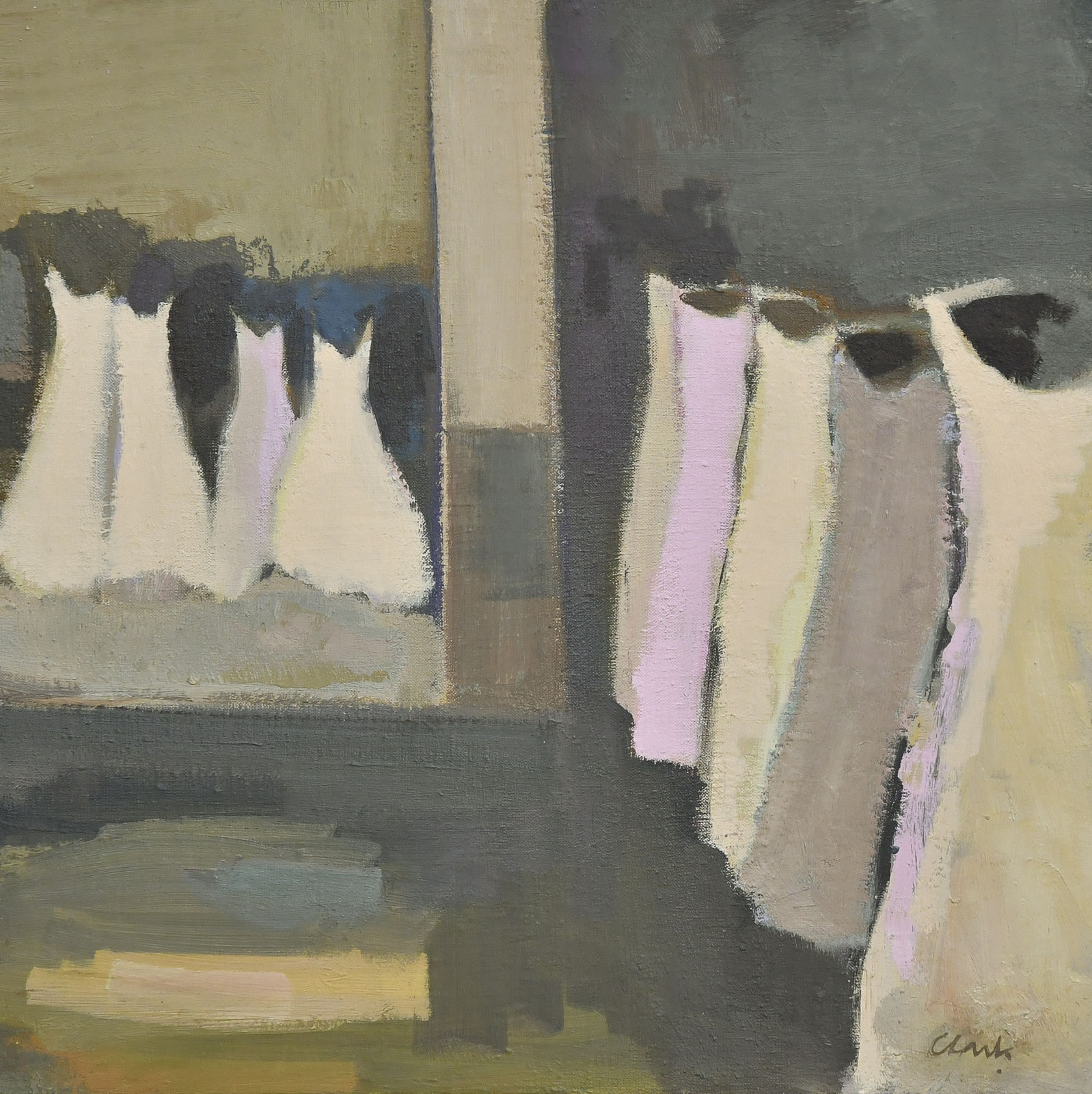 Michael G Clark, RGI RSW PAI, White for the Bride