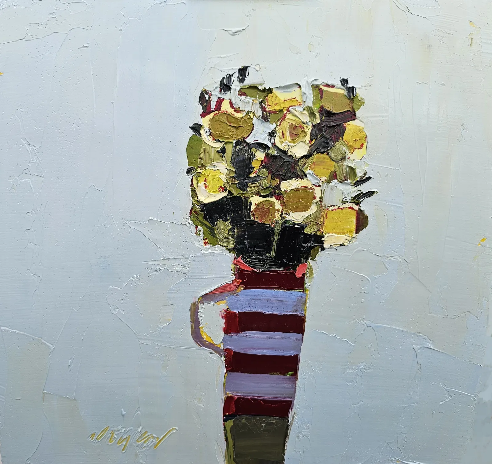 Mhairi McGregor, RSW PAI, Striped Jug