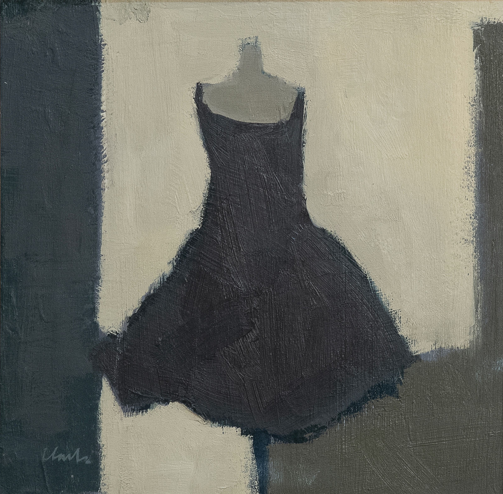 Michael G Clark, RGI RSW PAI, Little Black Dress