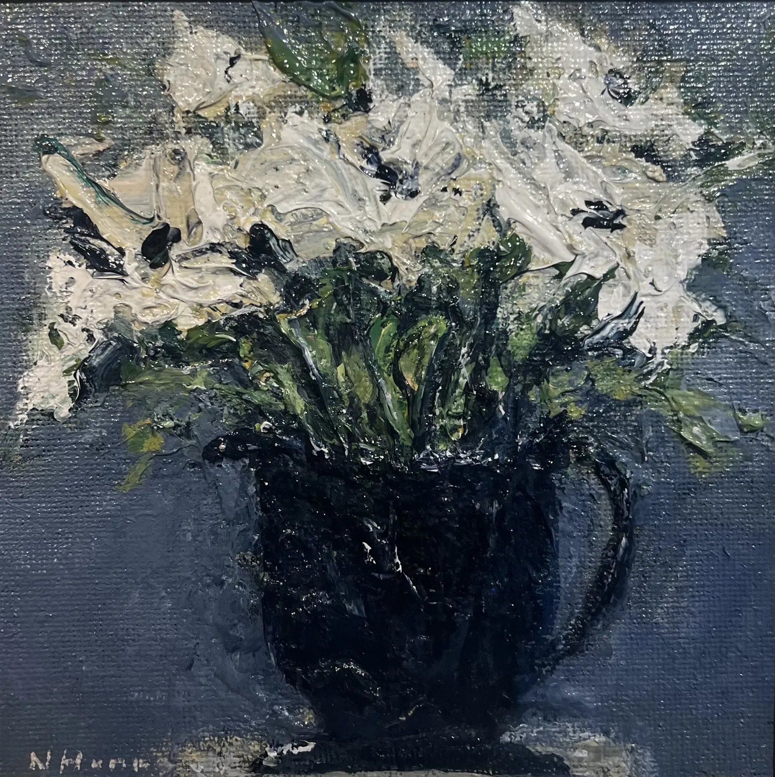 Nael Hanna, White Flowers