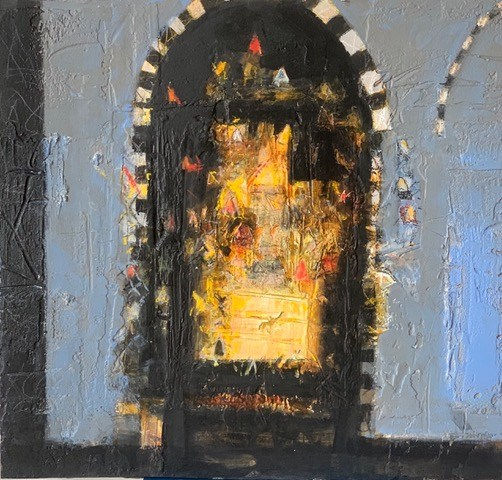 Charles MacQueen RSW RGI, Alleyway Early Evening Venice