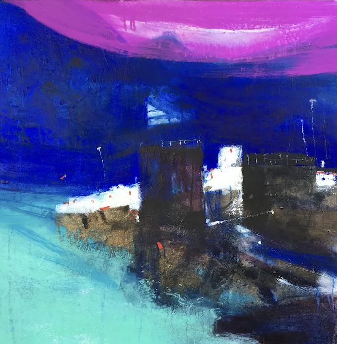 Caroline Bailey RSW, Knoydart from Armadale