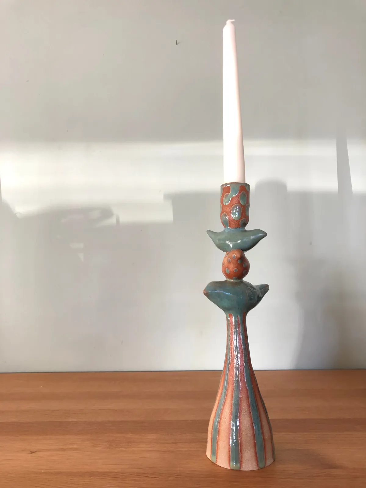 Lois Carson, Candlestick - stack of 3 birds