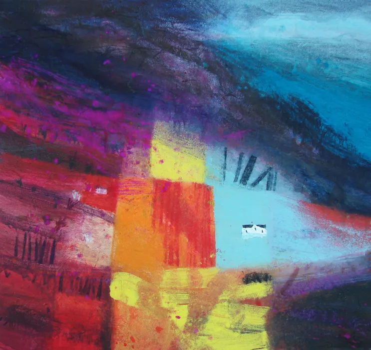 Caroline Bailey RSW, Winter Hillside