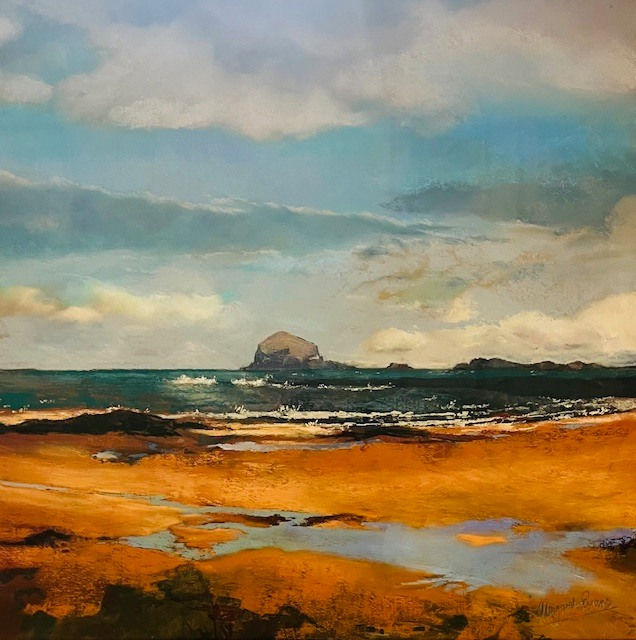 Margaret Evans, Bass Rock from the Beach