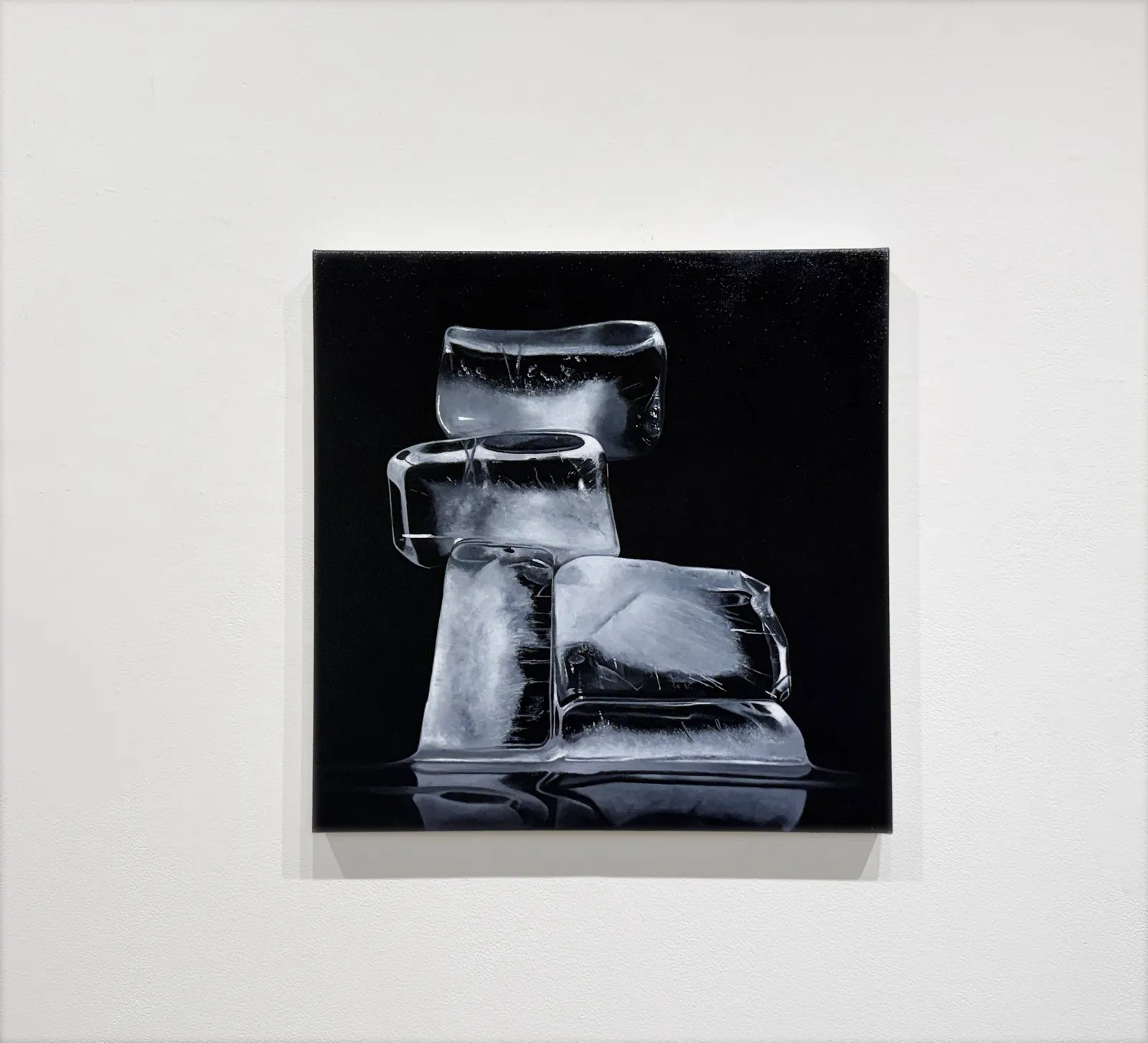 Painting of ice cubes