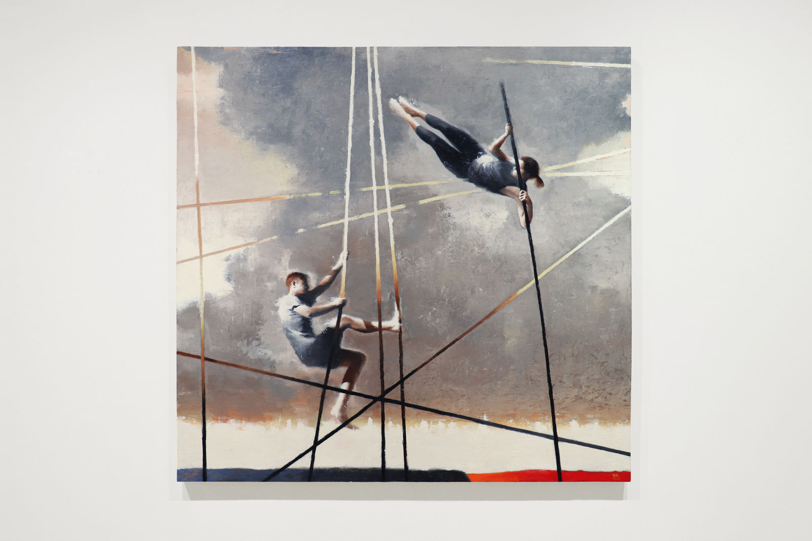 Oil painting on panel