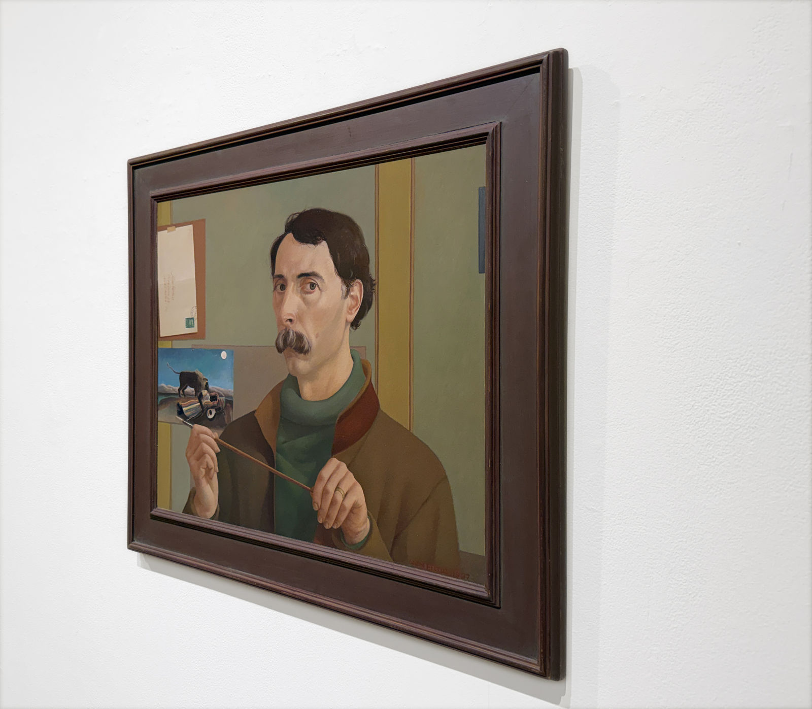 Self-portrait painting