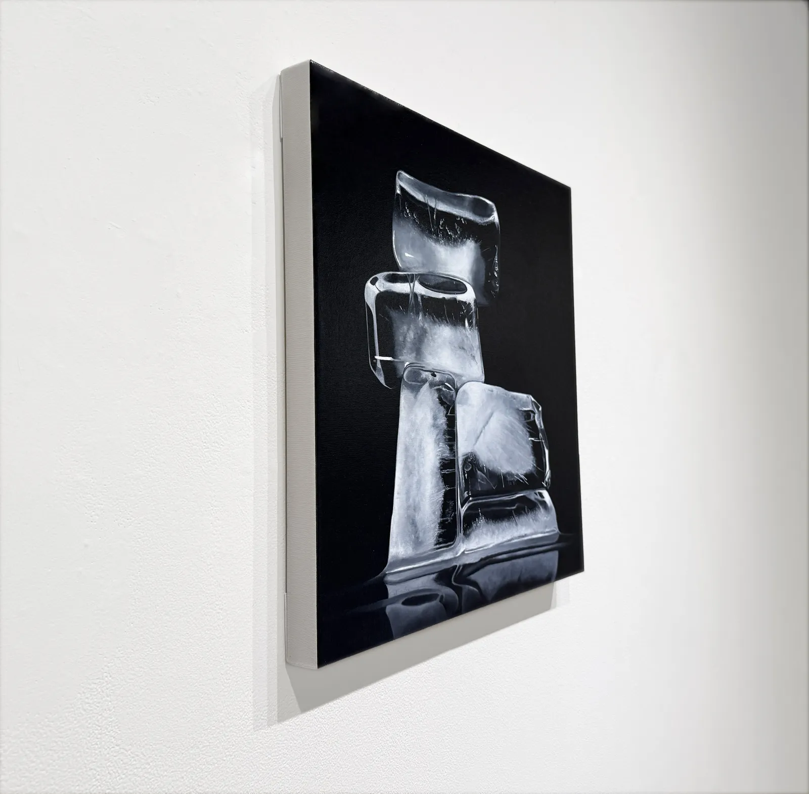 Painting of ice cubes