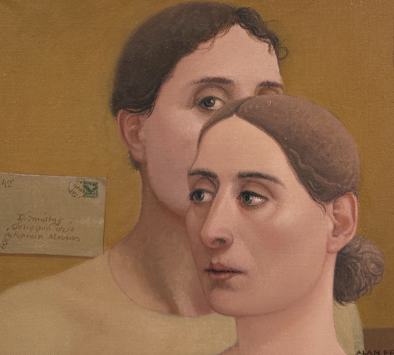 Painting of a man and woman