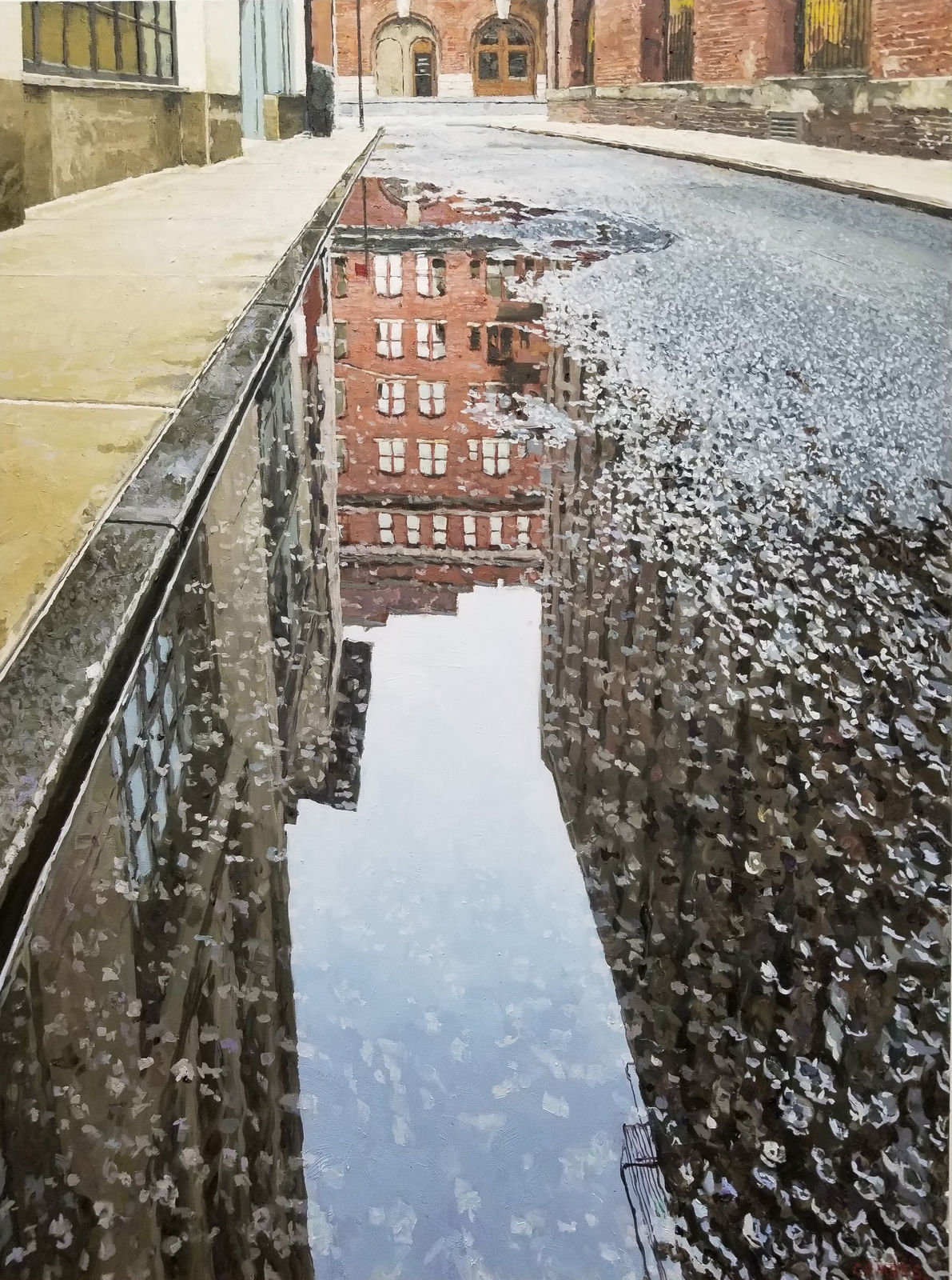 Richard Combes, COLLISTER STREET REFLECTION, 2020