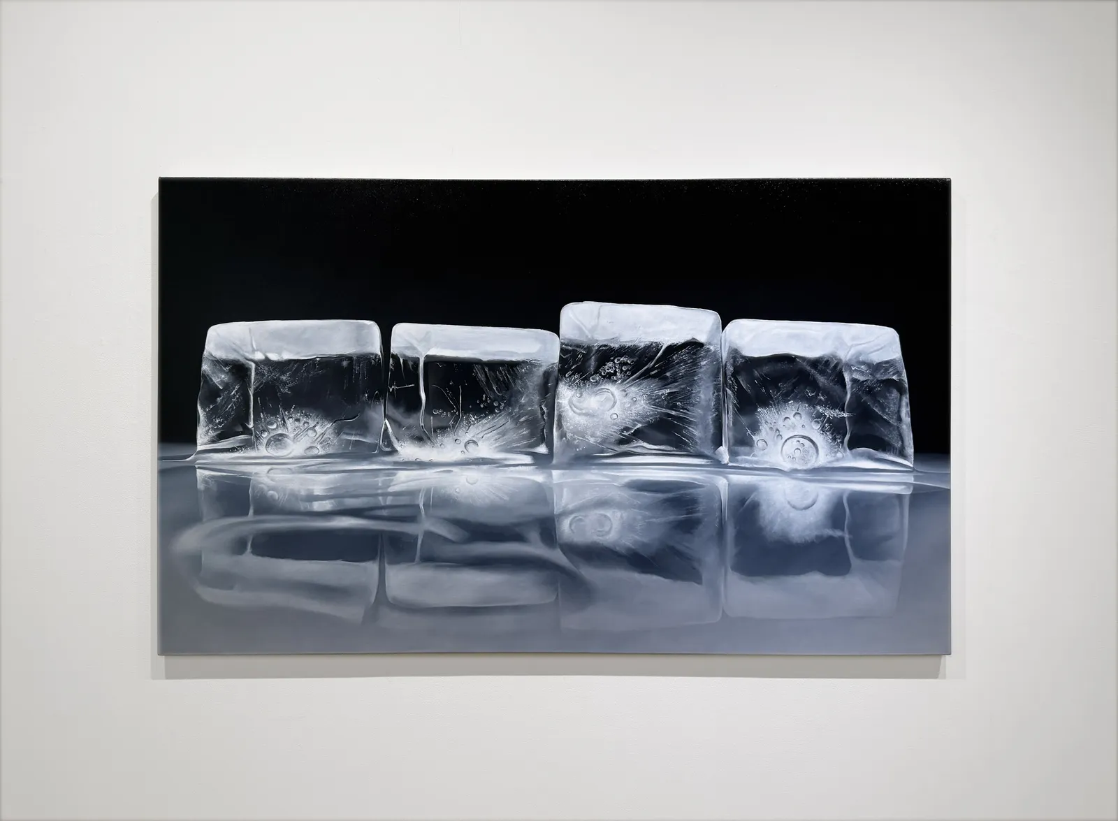 Painting of ice cubes
