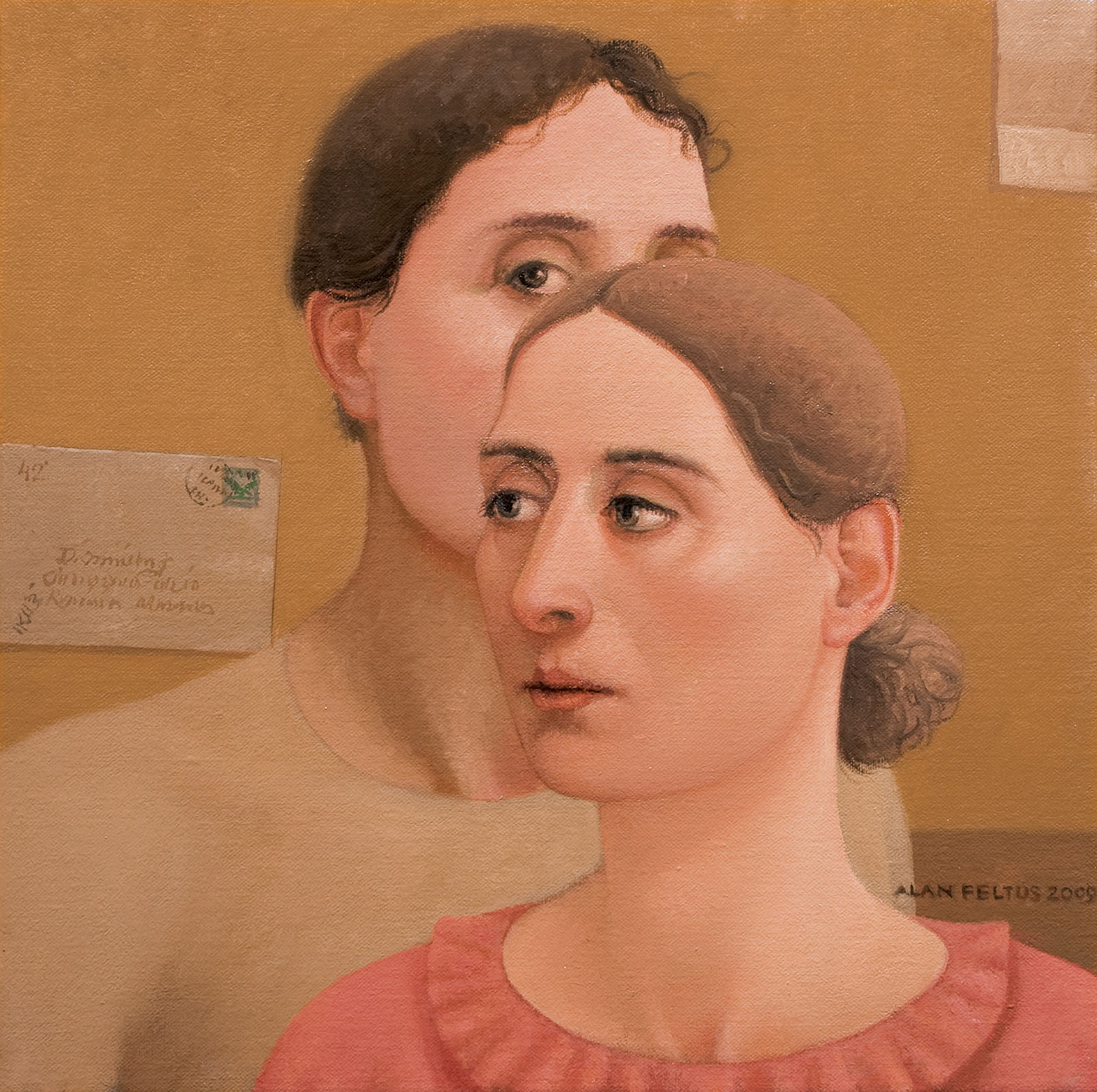 Painting of a man and woman