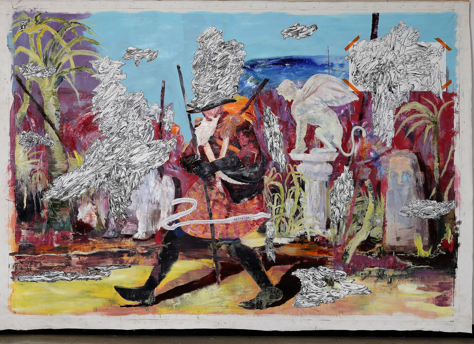 KIM YUNSEOB, A madman wandering through the wilderness, 2020