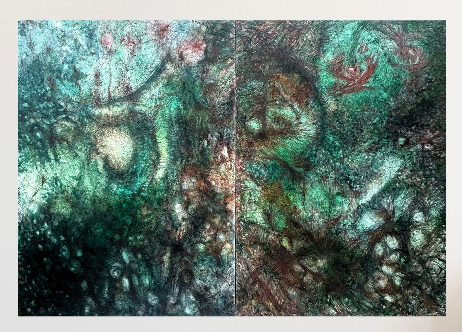 Caitlin Heffernan, Unfurl Dipych, 2025