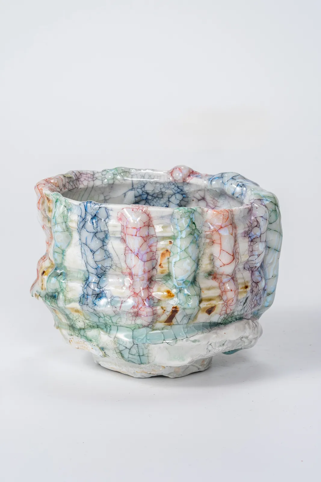 Koudai Ujiie, White Glaze Lacquer Tea Bowl, 2024