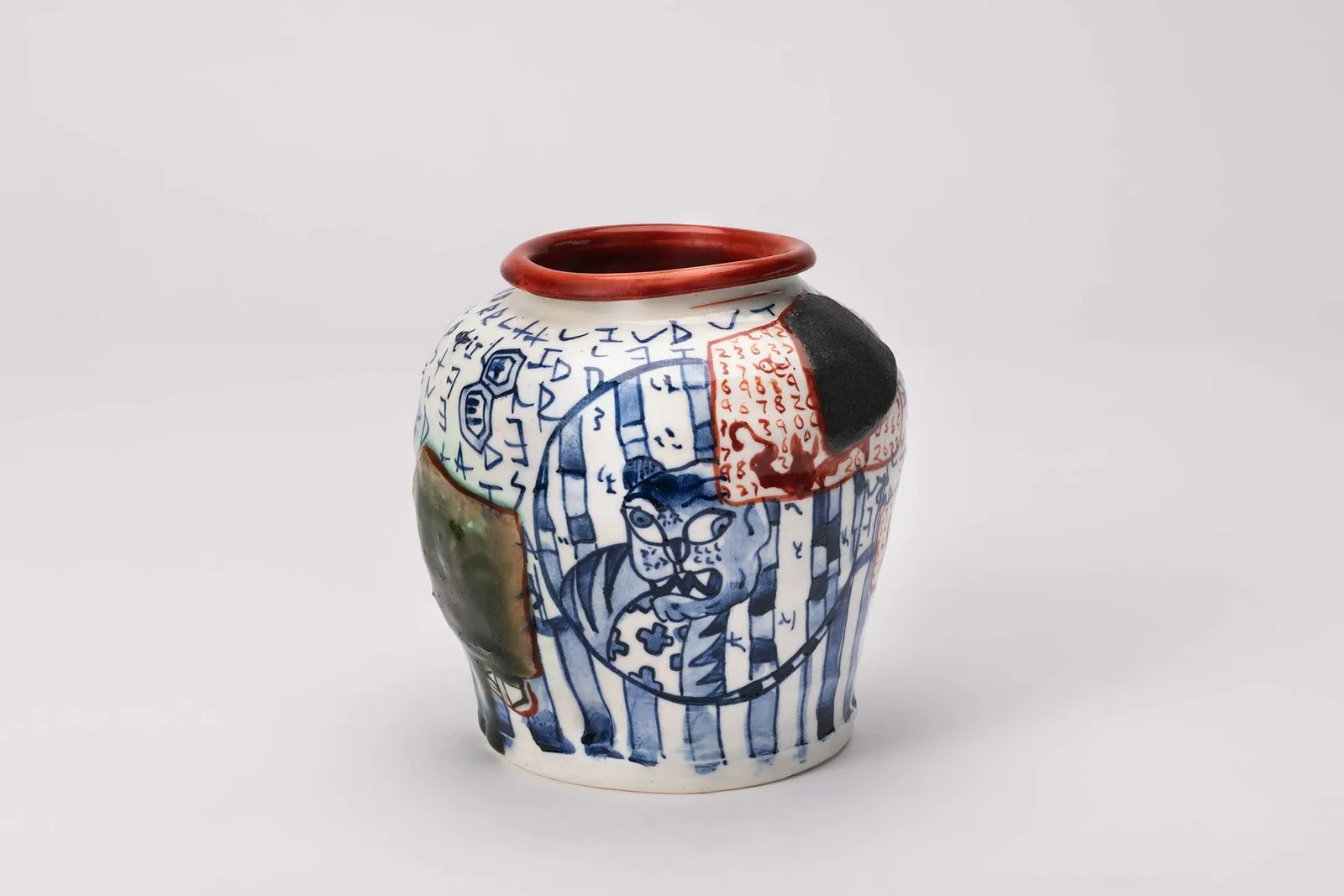 Aaron Scythe, Yobitsugi style Mini Vase, 2024