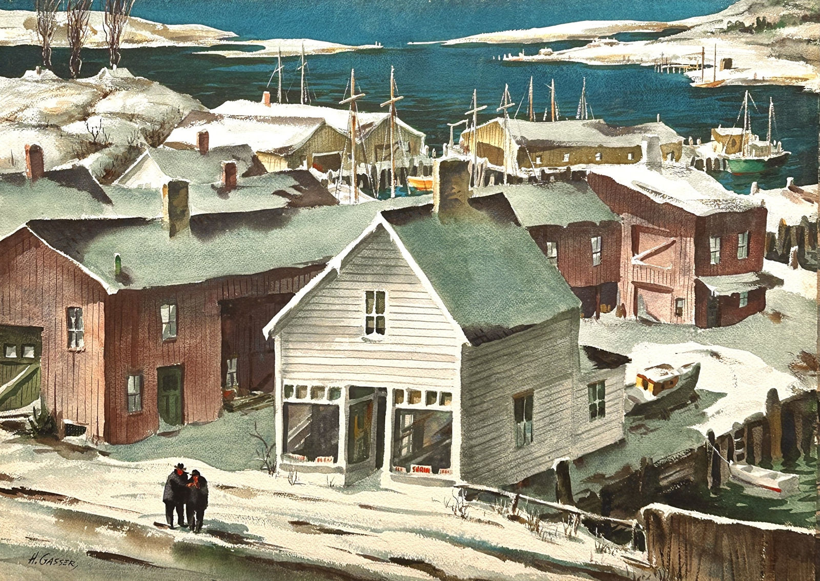 Henry Gasser (1909-1981), "Fish Market, East Gloucester)