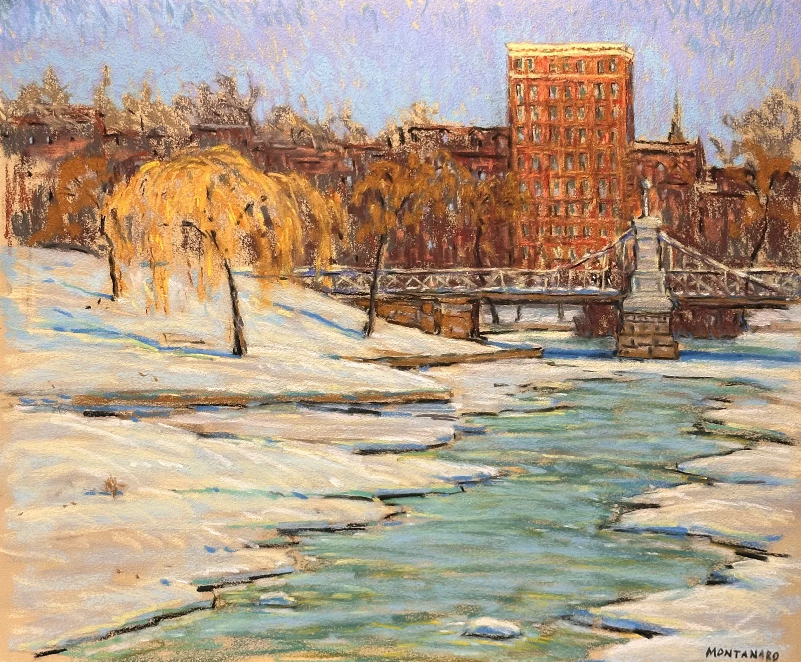 Todd Montanaro (b. 1967), The Footbridge