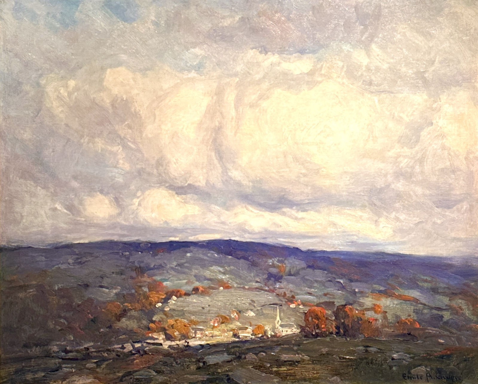 Emile A. Gruppé (1896-1978), Sunlight on the Steeple