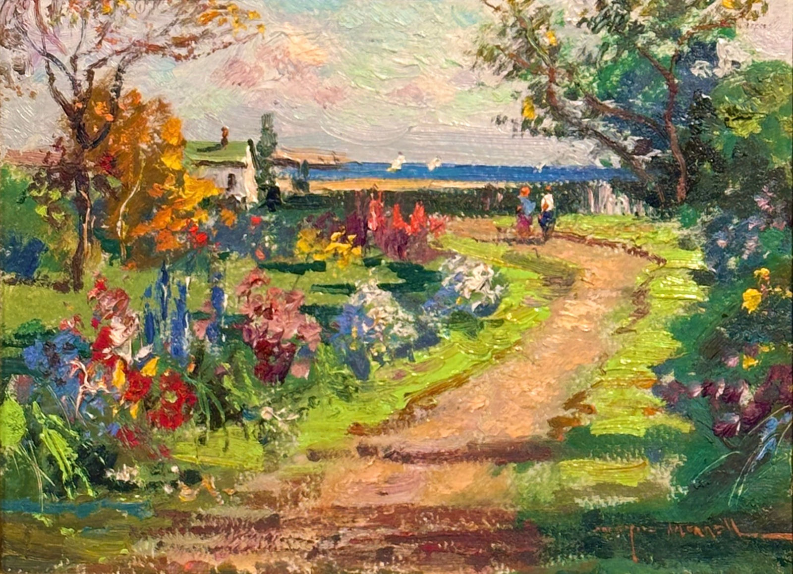 Wayne Morrell (1923-2013), Garden Path to the Sea